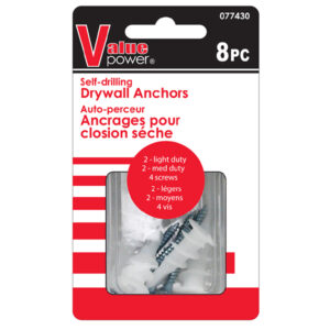 Value Power Drywall Anchors 8pc