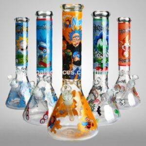 Fancy Design Glass Bong Cartoon AA 14"