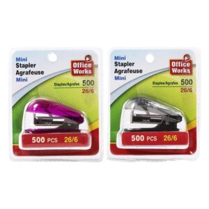 Mini Stapler with 500 Staples #30012