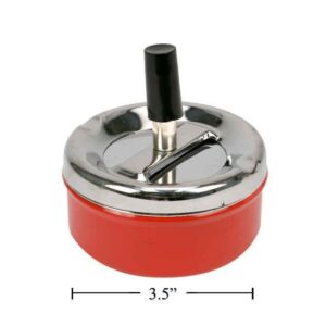 Spinning Metal Ashtray 3.5" #81107