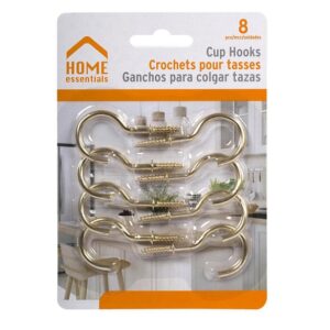 Metal Cup Hooks 2" 8pc #83652