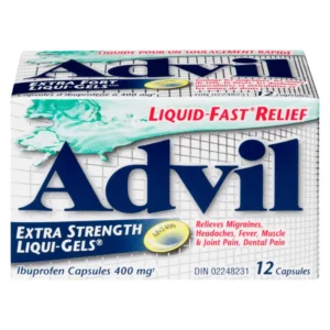 Advil Extra Strength Liqui-Gels 400mg 12 Capsules (Pack of 6 – $7.20 each)