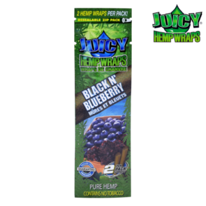 Juicy Hemp Wraps - Black N Blueberry 25x2