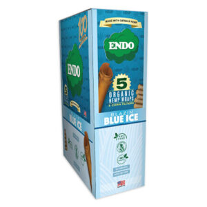 ENDO Organic Hemp Wraps - Blue Ice 15x5
