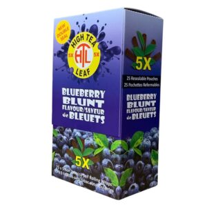 High Tea Leaf Hemp Wraps - Blueberry 25x5