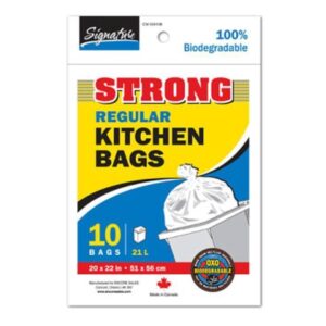 SiG.Kit Kitchen Bags 20"x22" 10pc CM034108