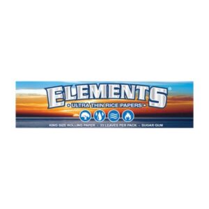 Elements Kingsize Slim Rolling Papers - 50x32