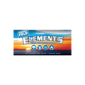 Elements 1 1⁄4 Perfect Fold Rolling Papers - 25x50