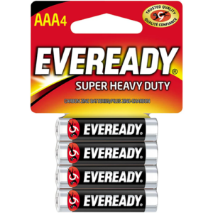 Eveready Heavy Duty Batteries AAA4 (24 pack, 4ct)