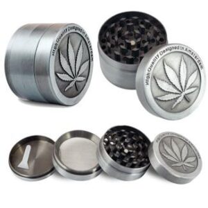 Laser Mini 3-Layer Leaf Metal Grinder - GR7555 (Pack Of 6 – $4.99 Each)
