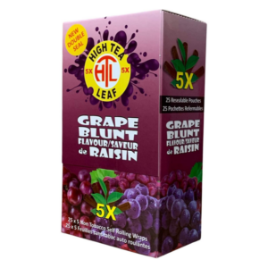 High Tea Leaf Hemp Wraps - Grape 25x5