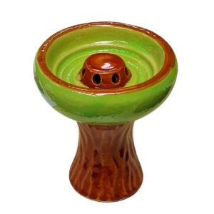 Hookah Bowl 4" Green-Brown