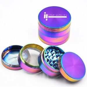Infyniti Rainbow 4-Layer Metal Grinder - GR7553 (Pack Of 6 – $6.99 Each)