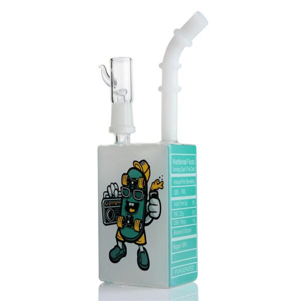 Juice Box Bong 7" w/ Herb Bowl - Image 2