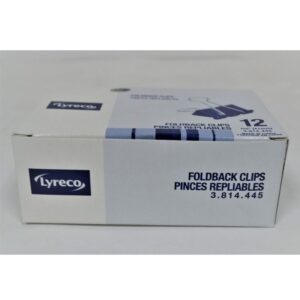 Lyreco Foldback Clips 41mm 12pcs