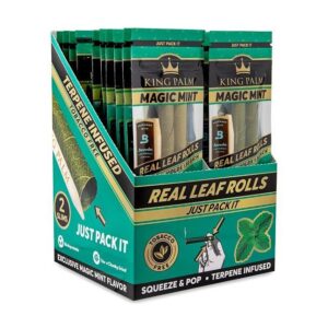 King Palm Mini Rolls - Magic Mint 2x20