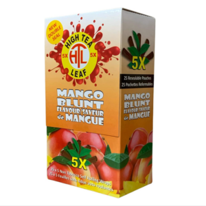 High Tea Leaf Hemp Wraps - Mango 25x5