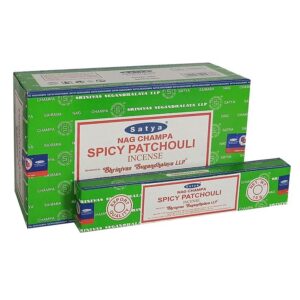 Spicy Patchouli - Satya Nag Champa Incense (pack of 12)