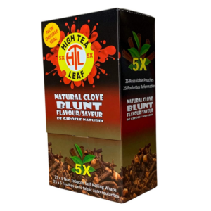 High Tea Leaf Hemp Wraps - Natural Clove 25x5