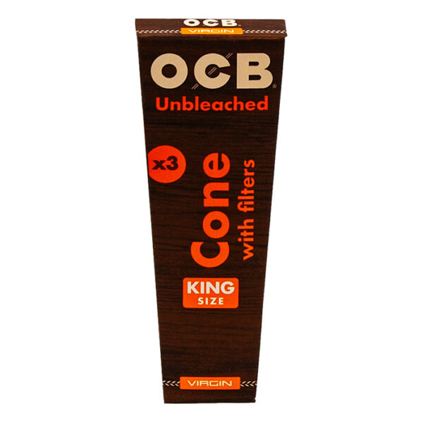 OCB Unbleached Cones King size (pack of 32) - Image 2