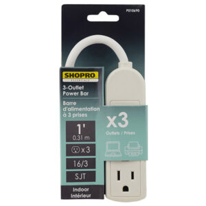 Shopro 3 Outlet Power Bar