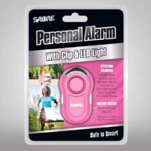 SABRE Personal Alarm Pink CPACLIPPK