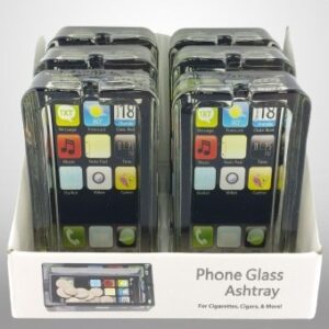 Glass Ashtray Rectangle - Phone