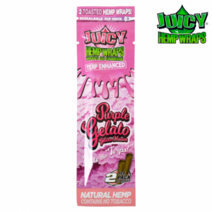 Juicy Hemp Wraps - Purple Gelato 25×2