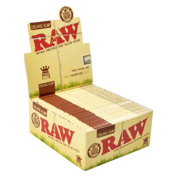 RAW Organic Hemp Kingsize Slim - 50x32 - Image 2