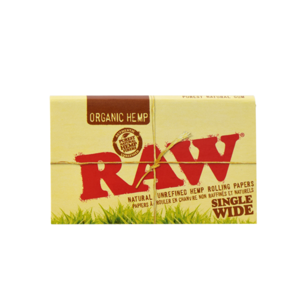 RAW Organic Hemp Single Wide - 25x100