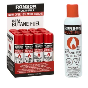 Ronson Butane 165g (Pack of 12 - $3.79 each)