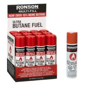 Ronson Butane 42g (Pack of 12 - $2.49 each)