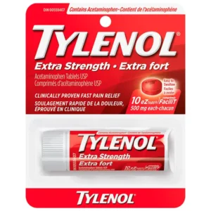 Tylenol Extra Strength EZtabs 500mg 10ct (Pack of 12 – $2.69 Each)