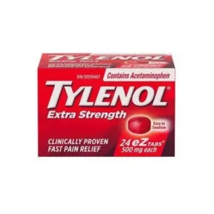 Tylenol Extra Strength 500mg EZ Tabs 24ct (Pack of 6 – $4.99 Each)