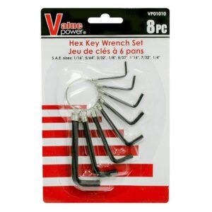 Hex Key Wrench Set 8pc VP01010