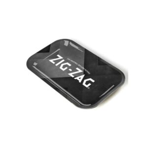 Zig Zag Rolling Tray Black Mini 5.5x7"