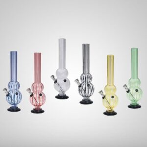 Acrylic Bong 10" with metal slide