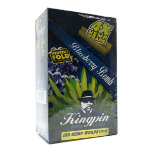 Kingpin Hemp Wraps – Blueberry Bomb 25×4
