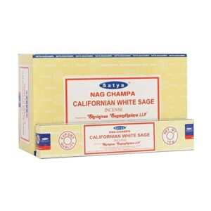 Californian White Sage - Satya Nag Champa Incense 12pk