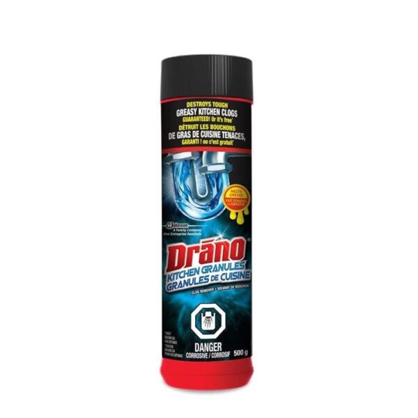 Drano Kitchen Crystals Drain Cleaner 500g