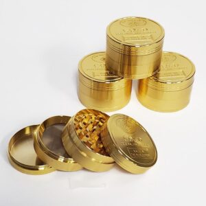 The World Over 4-Layer Gold Grinder - GR7603 (Pack Of 12 – $6.49 Each)