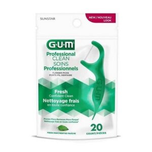 GUM Fresh Mint Picks 20pcs