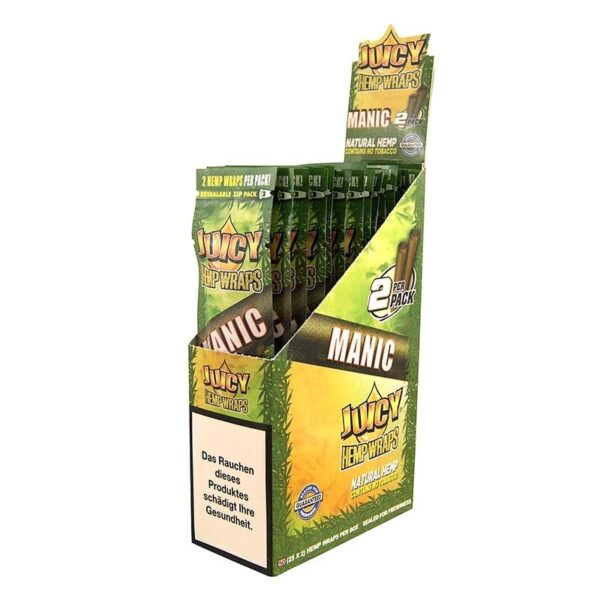 Juicy Hemp Wraps - Manic 25x2 - Image 2