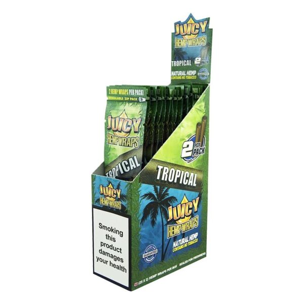 Juicy Hemp Wraps - Tropical Passion 25×2 - Image 2