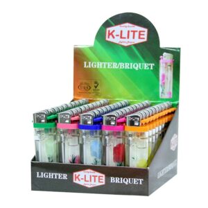 KLite Flower Lighters (Pack of 50 - $0.40 each)