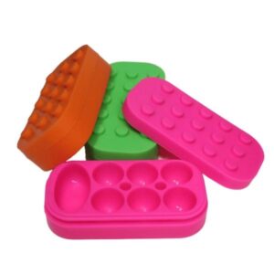 Silicone Lego Puck Stash