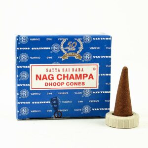 Satya Nag Champa Dhoop Cones - 12pk
