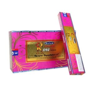 Natural Rose - Satya Nag Champa Incense 12pk