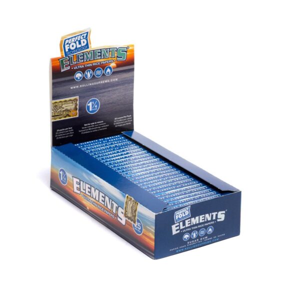 Elements 1 1⁄4 Perfect Fold Rolling Papers - 25x50 - Image 2