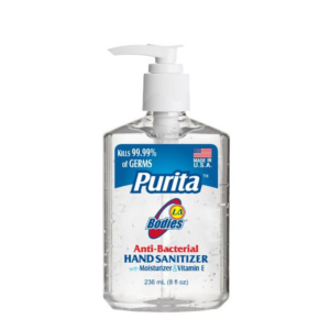 Purita Anti-Bacterial Hand Sanitizer 8oz